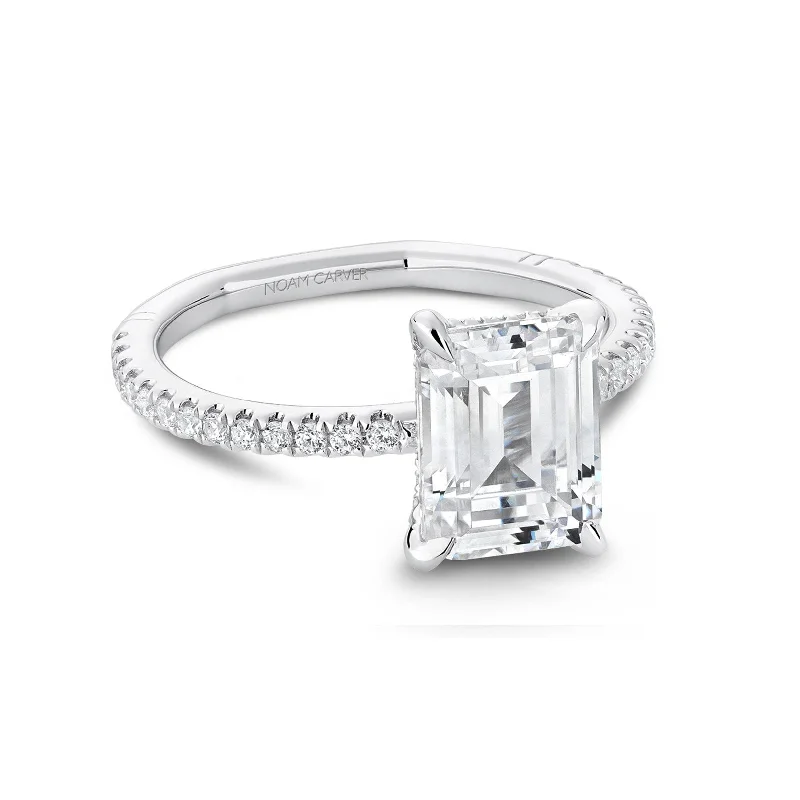 0.26 ctw Diamond Halo Engagement Ring