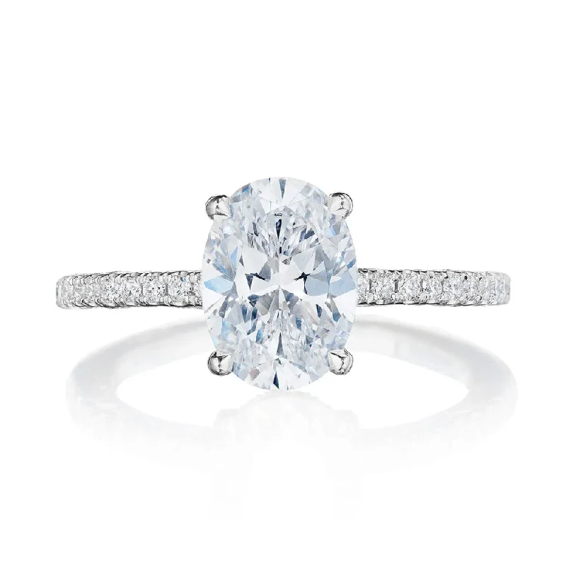 Tacori Dantela Oval Solitaire Engagement Ring