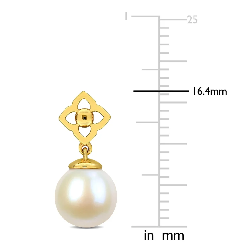 Miadora 7-7.5mm Cultured Freshwater Pearl Stud Earrings 14k Yellow Gold