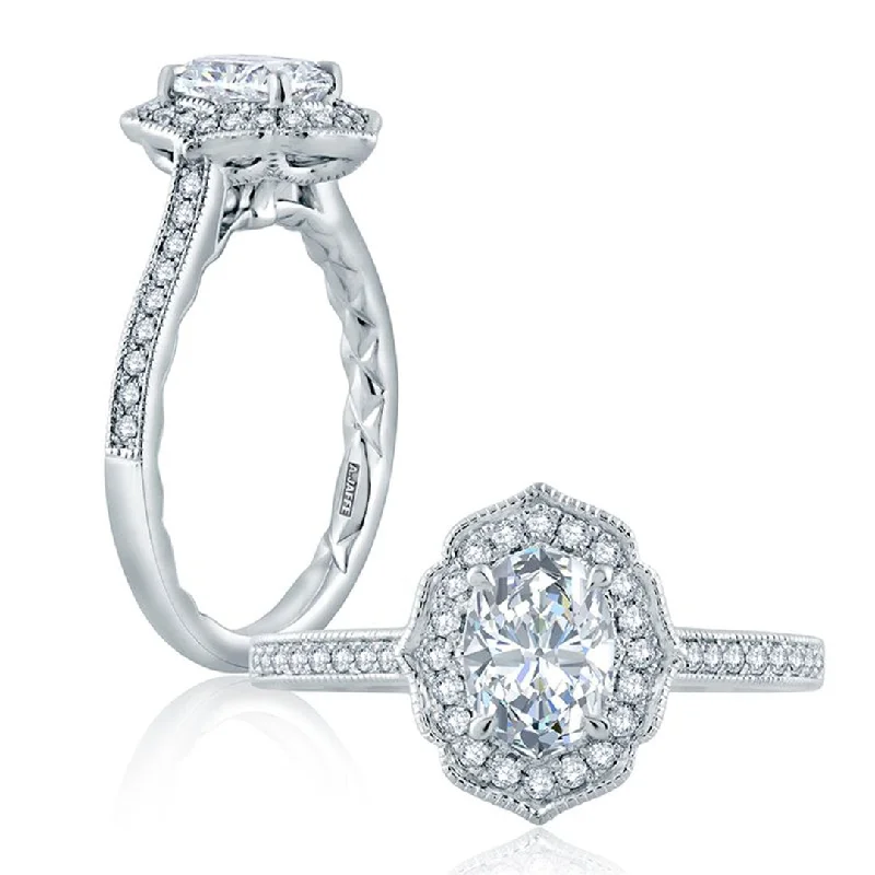 0.20 ctw Diamond Halo Engagement Ring