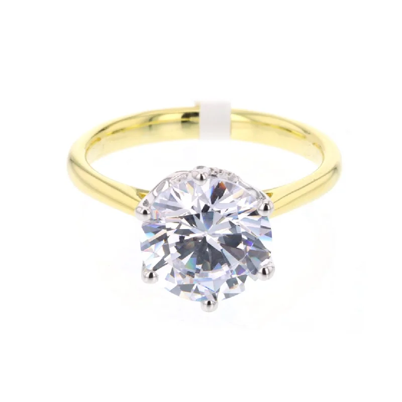 0.08 ctw Diamond Solitaire Engagement Ring