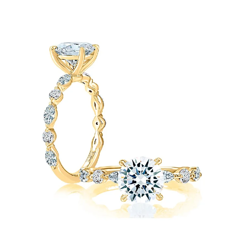 0.62 ctw Diamond Solitaire Engagement Ring