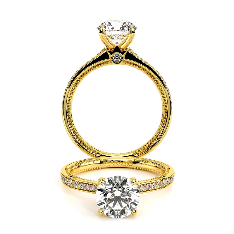 Verragio Renaissance 14k Yellow Gold Solitaire Engagement Ring