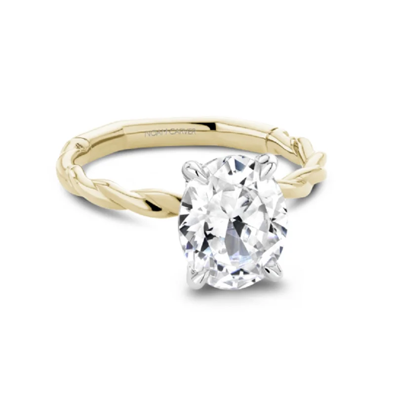 0.08 ctw Diamond Hidden Halo Engagement Ring