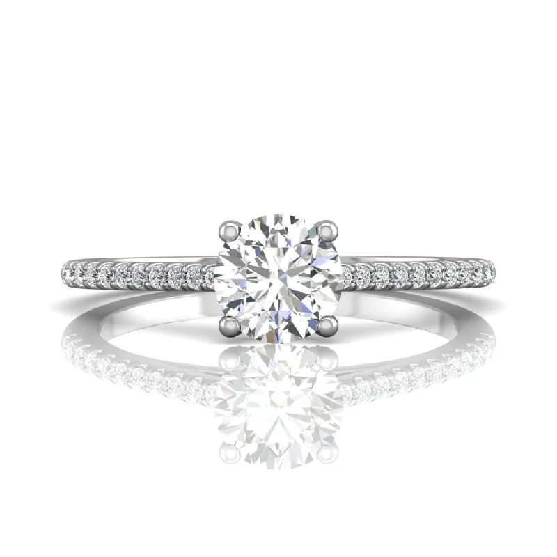 Martin Flyer FlyerFit Micropave Engagement Ring