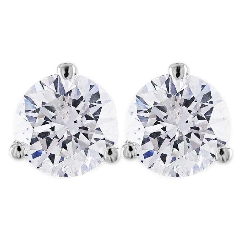 1 1/2Ct Diamond Studs Lab Grown White Gold Lab Grown Diamond Earrings