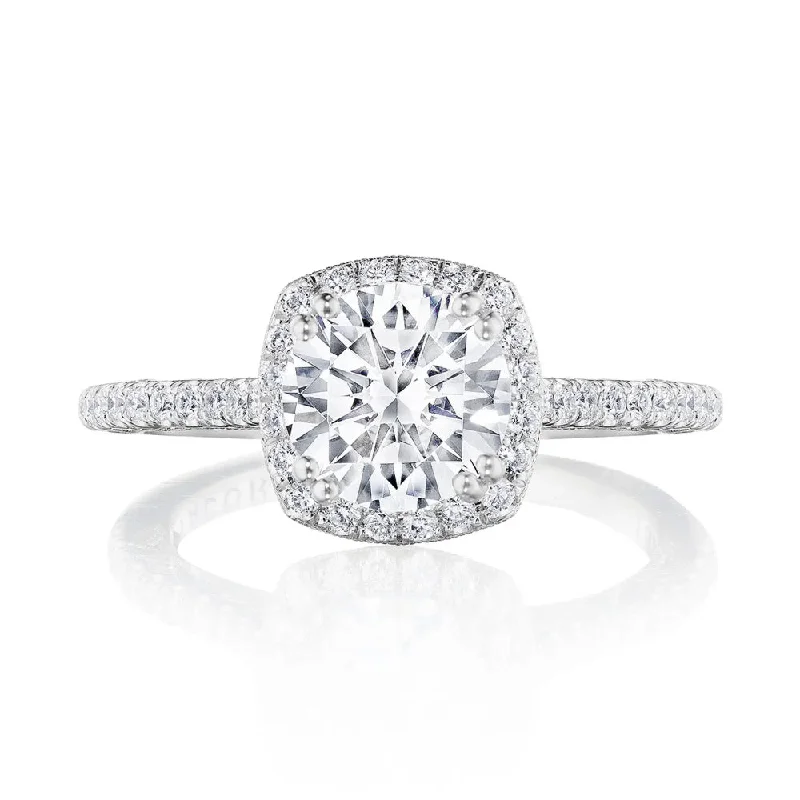 Tacori Dantela Cushion Bloom Engagement Ring