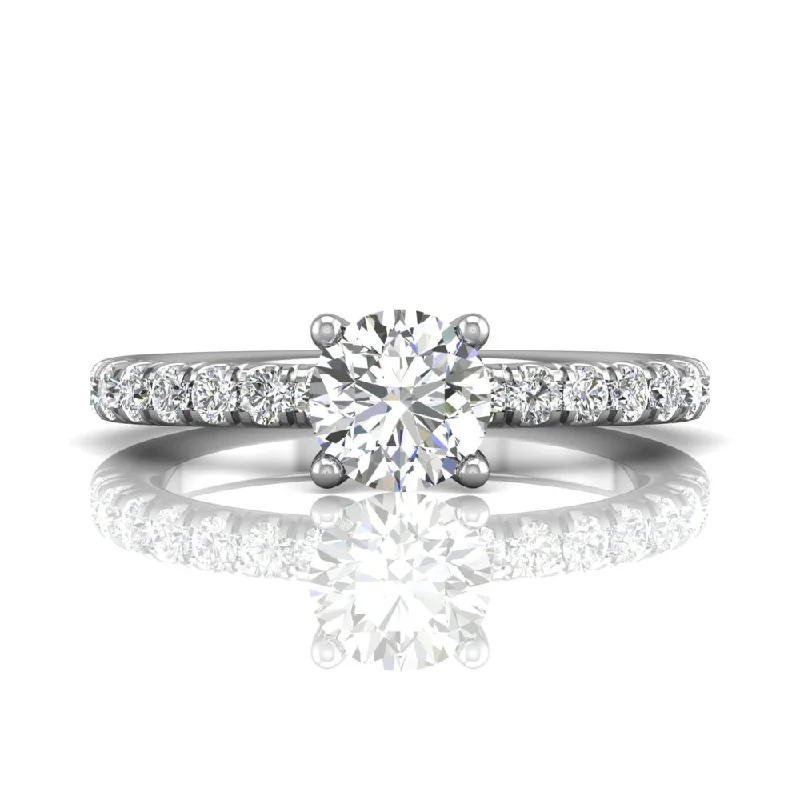 Martin Flyer FlyerFit Micropave Engagement Ring