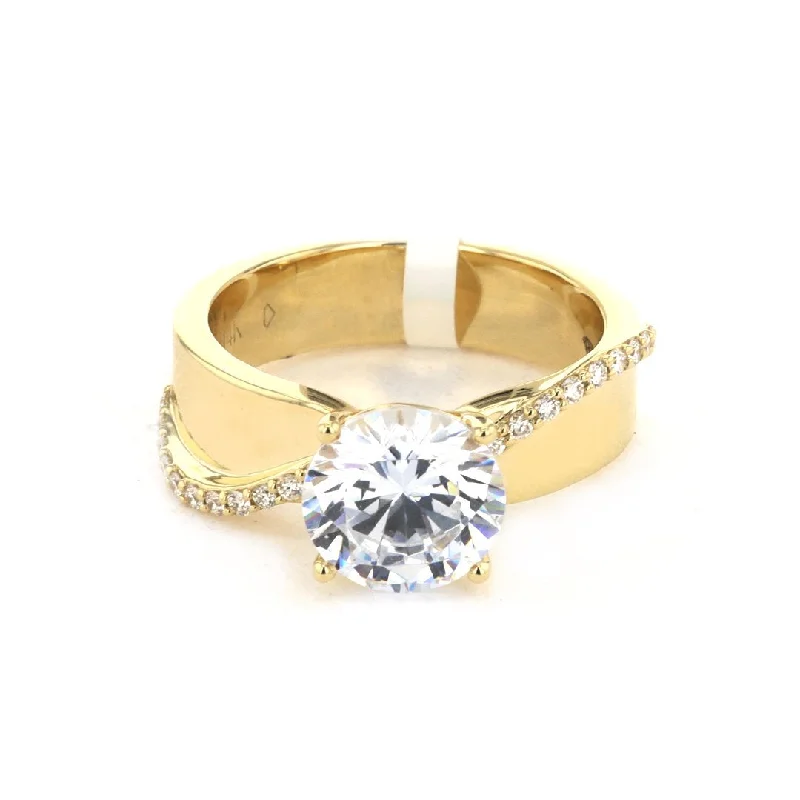 0.16 ctw Diamond Solitaire Engagement Ring