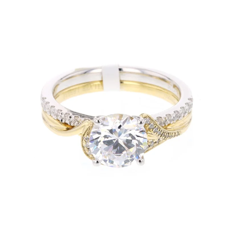 0.24 ctw Diamond Solitaire Engagement Ring Set