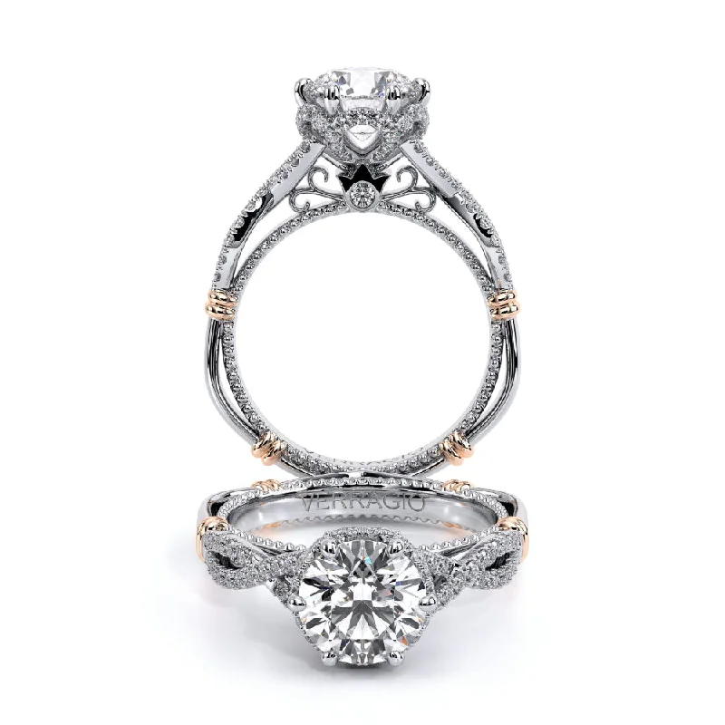 Verragio Parisian 14k Twist Shank Engagement Ring