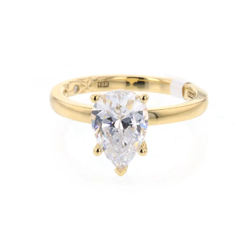 0.06 ctw Diamond Hidden Halo Engagement Ring